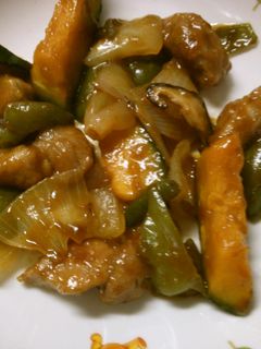 豚肉と かぼちゃ 野菜の オイスター炒め-レシピのメイン写真
