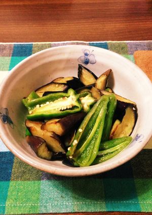 秋なすと万願寺とうがらしのポン酢かけ-レシピのメイン写真