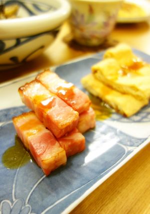 厚切りベーコン＆うすあげ＋焼き鳥のたれ♪-レシピのメイン写真