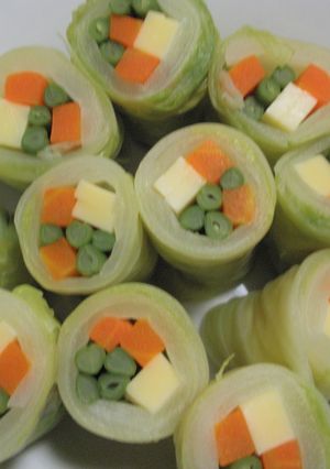 ゆで野菜のカラフル巻き-レシピのメイン写真