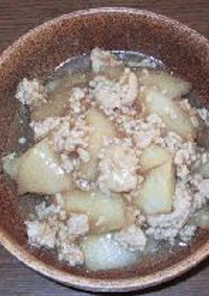 ☆ゆうがおの鶏そぼろあん☆-レシピのメイン写真