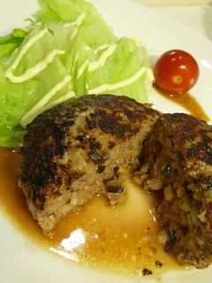 簡単!茄子ハンバーグ(中華風味)-レシピのメイン写真