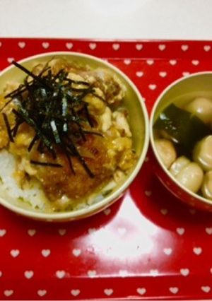 ばっちり味が決まる☆かつ丼&親子丼☆☆-レシピのメイン写真