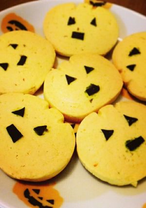ハロウィンかぼちゃおばけの簡単クッキー-レシピのメイン写真