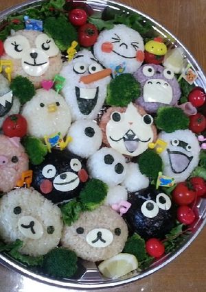 運動会キャラ弁-レシピのメイン写真