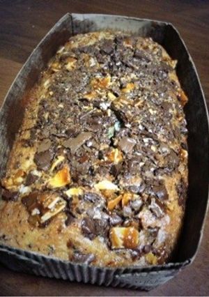 バター控えめなチョコチップケーキ-レシピのメイン写真