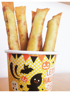 ハロウィン♡かぼちゃクリームチーズ春巻き-レシピのメイン写真