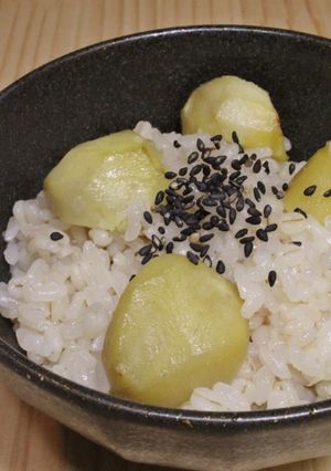 ヘルシーもち麦もち米うるち米de栗おこわ-レシピのメイン写真