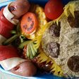 キャラ弁☆虹と車と太陽☆