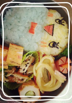 キャラ弁 ふなっしー♪…2歳児お弁当…-レシピのメイン写真