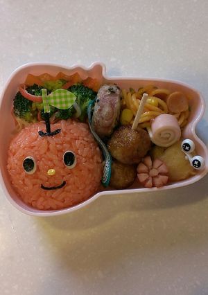 簡単*幼稚園お弁当*ぷっぷる*キャラ弁-レシピのメイン写真