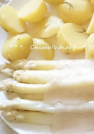 ホワイトアスパラガスのバターソース-レシピのメイン写真