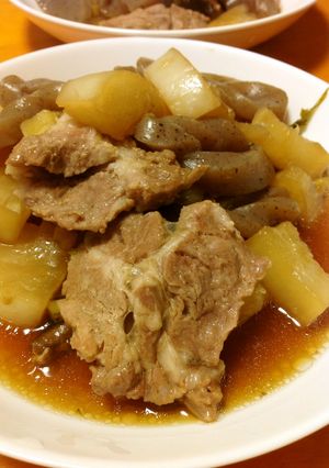 豚肉・大根・こんにゃくの白だし煮-レシピのメイン写真