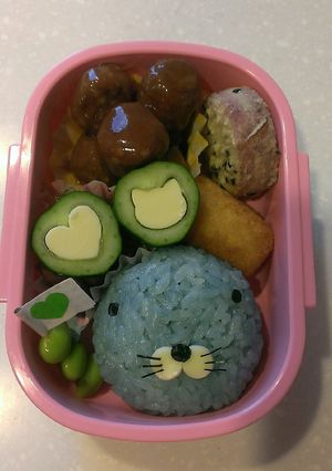 簡単*お弁当*きゅうりチーズ*飾り切り-レシピのメイン写真