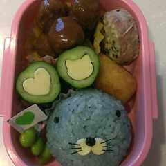 รูปของ 簡単*幼稚園お弁当*ぼのぼの*キャラ弁