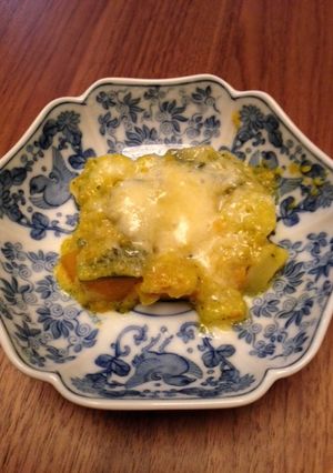 クリームチーズのかぼちゃチーズ焼-レシピのメイン写真
