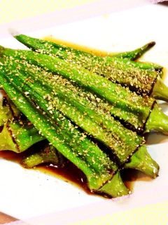 オクラの焼き浸し♪簡単副菜一品-レシピのメイン写真