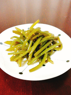 大好物!さつま芋の茎のきんぴら-レシピのメイン写真