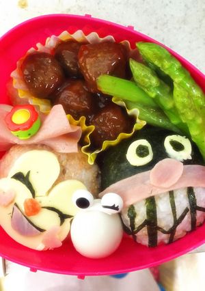 どきんちゃんとバイキンマン-レシピのメイン写真
