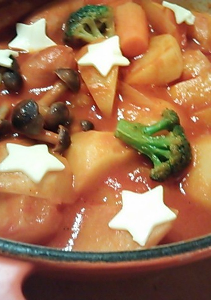 ごろごろ野菜のトマト味ポトフ-レシピのメイン写真