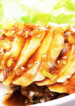 簡単!絶品!柔らか鶏胸肉の甘酢あんかけ♡-レシピのメイン写真