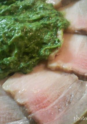 雲白肉のニラ胡麻ソース-レシピのメイン写真