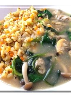 アサリのあんかけチャーハン-レシピのメイン写真