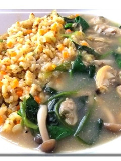 アサリのあんかけチャーハン-レシピのメイン写真