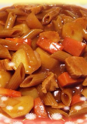 茹でる手間なし！簡単カレーペンネ(^^)-レシピのメイン写真