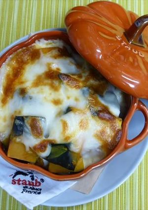 ストウブでかぼちゃグラタン-レシピのメイン写真