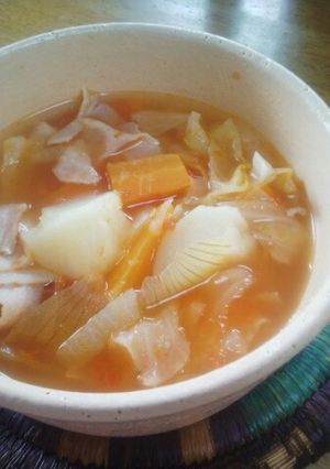 ヘルシーで美味しい！トマトのポトフ-レシピのメイン写真