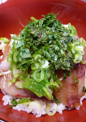 夜勤明けパパの漁師づけ丼-レシピのメイン写真