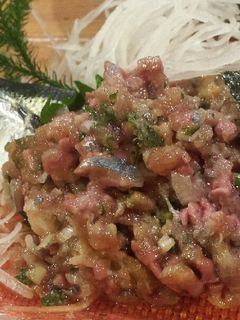 秋刀魚のなめろう☆海苔に乗せて♪-レシピのメイン写真