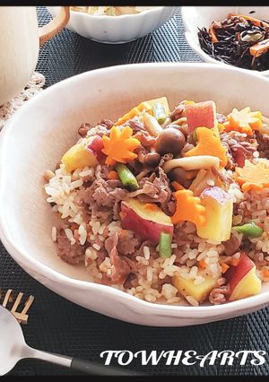 さつま芋と牛肉no炒飯-レシピのメイン写真