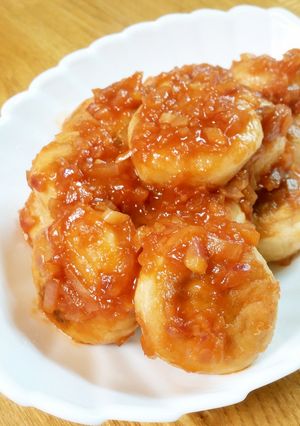 フンワリでもっちり☆里芋のエビチリ風-レシピのメイン写真