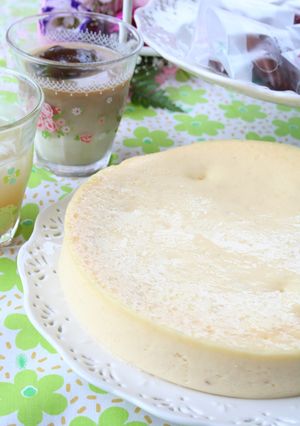 ♡カスタードバニラ味のNYチーズケーキ♡-レシピのメイン写真