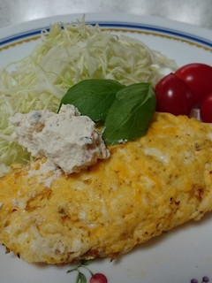 オムレツのクリームチーズ添え-レシピのメイン写真