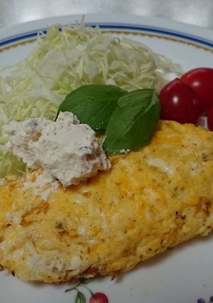 オムレツのクリームチーズ添え-レシピのメイン写真