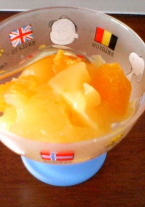 orange寒天ゼリー-レシピのメイン写真