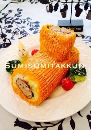 ケーキじゃない⁉︎ブッシュドノエル♪-レシピのメイン写真