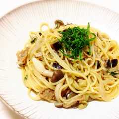 茄子しめじツナの和風パスタ-レシピのメイン写真