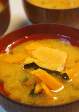 かぼちゃたっぷりの味噌汁-レシピのメイン写真