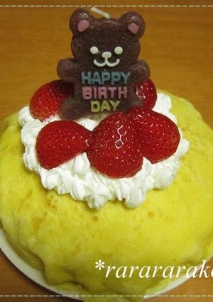 ミルクレープのデコレーションケーキ-レシピのメイン写真