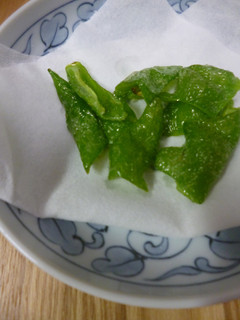 甘とうの素揚げ-レシピのメイン写真