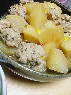 ずぼら団子と大根の煮物-レシピのメイン写真