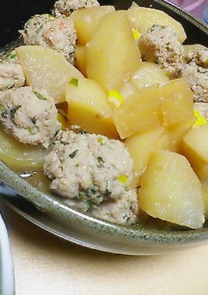ずぼら団子と大根の煮物-レシピのメイン写真