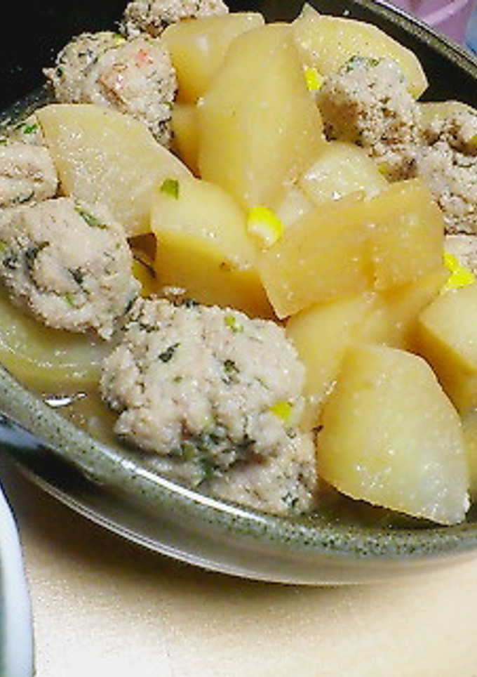 ずぼら団子と大根の煮物-レシピのメイン写真