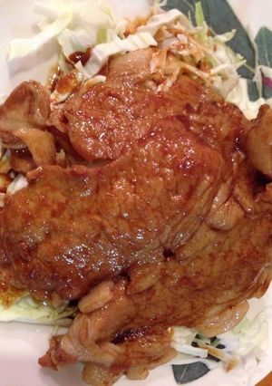 お酒に合う☆甘すぎない豚の生姜焼き-レシピのメイン写真