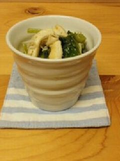小松菜とおじゃこの煮浸し-レシピのメイン写真