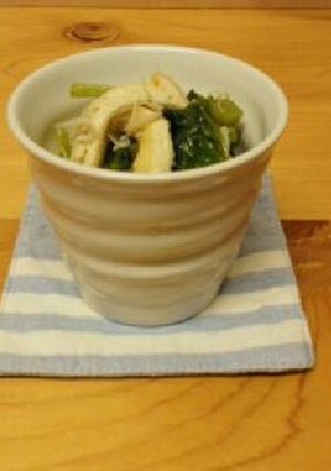 小松菜とおじゃこの煮浸し-レシピのメイン写真